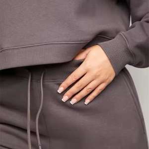 ชุดเสื้อผ้ามีฮู้ดตามสั่งสำหรับผู้หญิงผ้าฝ้าย100% สีชมพูราคาถูกสำหรับฤดูหนาว - Product Image 5