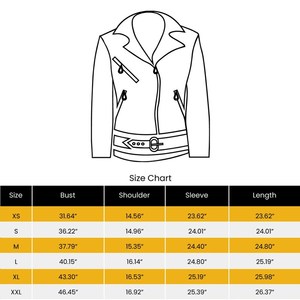 Veste de motard en cuir d'agneau véritable pour femmes, couleur marron et blanc, coupe ajustée - Product Image 4