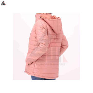 Nueva Chaqueta Acolchada de Mujer Personalizada, Transpirable, de Punto, con Capucha, Diseño de Parka de Invierno, Rellena de Algodón - Product Image 3