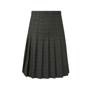 Falda de cintura Natural de Color sólido para mujer con cinturón bordado, ajuste Regular largo para fiesta de moda, aspecto cómodo al por mayor - Product Image 4