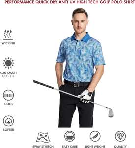 Prix d'usine OEM Polos décontractés pour hommes de haute qualité Séchage rapide Respirant Broderie en vrac pour Polo personnalisé - Product Image 5