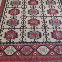Taille personnalisée bohème laine Jute Kilim tapis Vintage zone décor à la maison pour chambre porte salon avec touche faite à la main