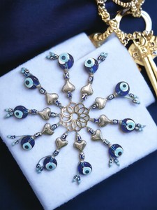 Porte-clés avec perle anti-mal - Product Image 4