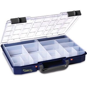 Boîte d'assortiment RAACO CarryLite 55 4x8-16 avec 16 compartiments bleus W337xD278xH57mm, boîtes à outils - Product Image 1