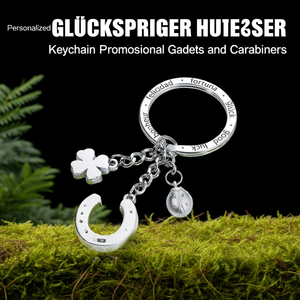 Portachiavi Personalizzato GLCKSBRINGER Hufeisen, Gadget Promozionali e Moschettoni - Product Image 3