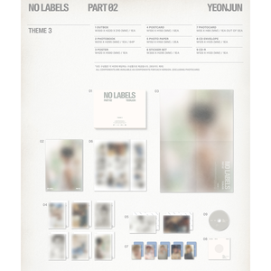 TXT YEONJUN - NO LABELS : PART 02 2ème mini-album Photobook Ver. ( THÈME 1 / 2 / 3 ) - Product Image 2