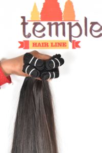 Wholesale 100% Virgin Bundle <b>Cheap</b> Raw Indian Black Women's <b>Extensions</b> 8 Inches Loose Deep Wave Curl Styles Stretched Human Hair - Product Image 2