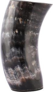 ถ้วยไวน์เขาควายธรรมชาติทำด้วยมือแก้วบูลช็อตแท้ดีไซน์ขัดมันเทคนิคในการเดินเรือของขวัญสำหรับเขา - Product Image 5