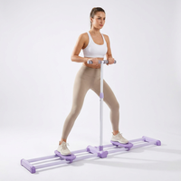 Appareil d'entraînement des muscles du plancher pelvien post-partum pliable, type ski, pour exercices des cuisses intérieures à domicile