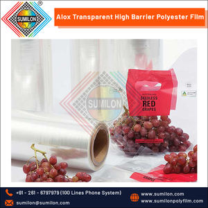 Rollo de película de poliéster PET de alta barrera transparente Alox con certificación ISO, calidad suave, Plástico Especial, envasado de alimentos, fundición OPP - Product Image 3