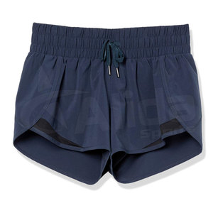 Short de course à cordon de serrage pour femmes coupe ample personnalisé grande taille respirant avec bouton décoration en gros - Product Image 1