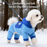 Mode Hiver Imperméable Coupe-Vent Réfléchissant Rembourré Chaud Coton Manteau Animal Manteaux Vêtements Chien Petits Chiens