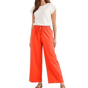 2023 unisexe élastique Logo décoré respirant été pantalons de survêtement à la mode large jambe pantalon pour un usage quotidien Top vente pour le printemps - Product Image 1