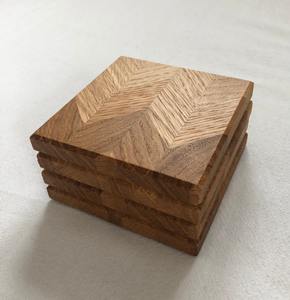 Juego de posavasos de nogal de bambú de estilo clásico de alta calidad, accesorios de té y café con aislamiento de escritorio para el hogar, alfombrillas y almohadillas al por mayor - Product Image 1