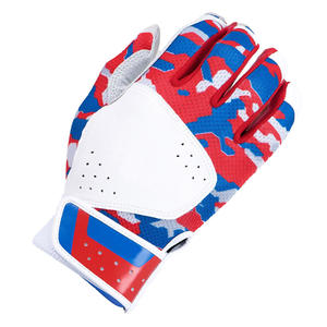 Gants de frappeur de baseball à doigts complets haute performance Gants de sport de plein air en cuir souple avec logo personnalisé pour hommes - Product Image 4