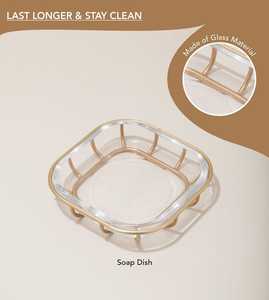 "ชุดอ่างอาบน้ำที่สง่างามเหนือกาลเวลาในชุดทองเหลืองโบราณเสร็จสิ้นคอลเลกชันที่ได้แรงบันดาลใจจากวินเทจสำหรับลุคคลาสสิกหรูหรา" - Product Image 5