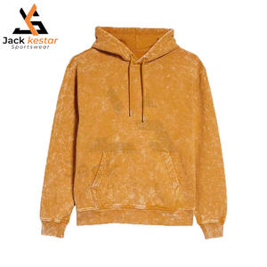 Sweat-shirt en molleton pour homme, personnalisé, mode urbaine d'hiver, coton, logo de votre marque, uni, teint, délavé, déchiré, séchage rapide, respirant - Product Image 1