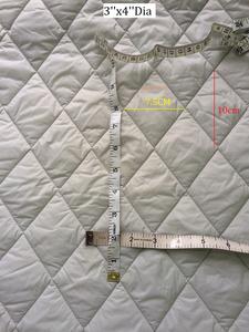 Acolchado de poliéster 100% de alta calidad Patrón bordado de 3 ''de diámetro Mejor precio para 2-5 capas para hoteles - Product Image 3