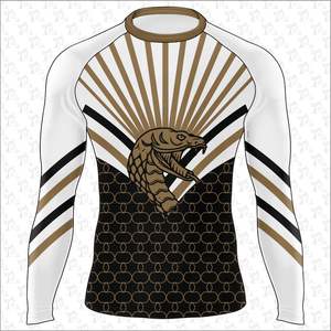 การป้องกันแสงแดดที่สะดวกสบายโลโก้ที่กําหนดเองที่มีความยืดหยุ่นและการออกแบบยามผื่นแห้งเร็วระบายอากาศกลางแจ้งยามผื่นแขนยาว - Product Image 5