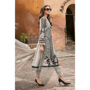 Nuevo Modelo 2025, Salwar Kameez de 3 Piezas, Manga Larga, Formal, Ligero, Estilo Indio Pakistaní, Ropa de Fiesta para Mujer, Color Personalizado - Product Image 3