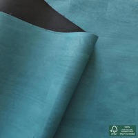 Tissu en liège de qualité supérieure Teal, tissu en daim doux Frosted Yangbuck, microfibre synthétique de couleur unie, simili cuir pour canapés, sacs, chaussures