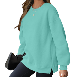 Nueva sudadera informal Casual Streetwear Drop Shoulder Figuras Transpirable Ecológico Sudaderas con capucha Sudadera de punto para mujer - Product Image 4