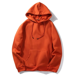 Prix d'usine, sweat-shirt à capuche surdimensionné pour homme, couleur unie, streetwear hip-hop, col à capuche, polaire d'hiver, écologique, 100% - Product Image 3