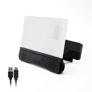 InnovaGoods Screenier - Lupa de Plástico para Teléfonos Móviles con Altavoz Recargable, Accesorio Portátil de Audio y Video - Product Image 5