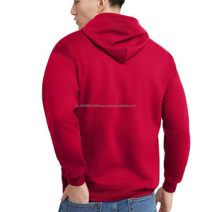 Fabricant de sweats à capuche pour hommes OEMODM, sweats à capuche en coton 100% lourd, logo personnalisé, sweats à capuche surdimensionnés, vente en gros - Product Image 2