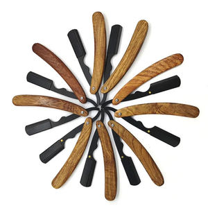 Navajas de Afeitar de Acero Inoxidable de Filo Recto para Hombre, Navaja Dorada, Suministros de Barbería, Navaja de Afeitar, Instrumento de Belleza, Cuchilla Desechable - Product Image 4