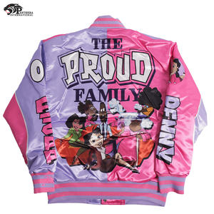 Veste d'université de baseball à impression animée personnalisée pour hommes, finition satinée légère et durable avec impression lisse pour l'hiver - Product Image 5