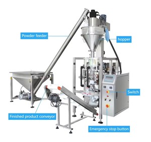 Máquina VFFS tipo collar con relleno de taladro servo Empaquetado automático de polvo, gránulos y especias con llenado de precisión - Product Image 6