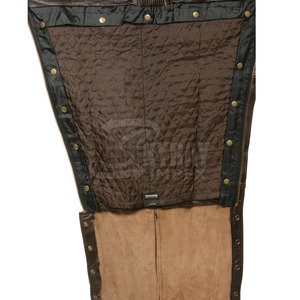 Demi-chaps de produit équestre de qualité supérieure en cuir véritable fabriqué au Pakistan - Product Image 6