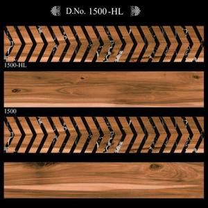 Azulejos de Porcelana con Aspecto de Madera de 1500-HL en Formato de Tablones de 150x900 mm, Superficie Mate con Impresión Digital de Aspecto de Madera Real de Novac Ceramic - Product Image 1
