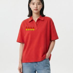 Polo pour femme 100 % coton de haute qualité, personnalisable, couleur unie, coupe décontractée, chemise de travail de qualité supérieure - Product Image 5