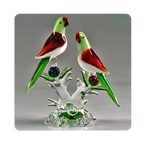 ศิลปะและรูปแกะสลักแก้วตกแต่งม้านักรบ - Product Image 4