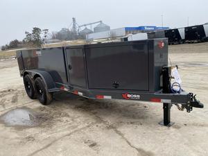 Cargue Trail 14ft W/3ft Walls 14K Dump Trailer Farm Trailer - Product Image 4