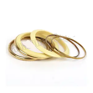 Bracelets de Lac fabriqués à la main avec des conceptions complexes Bracelets Meenakari cloutés en pierre Bracelets artisanaux indiens - Product Image 1