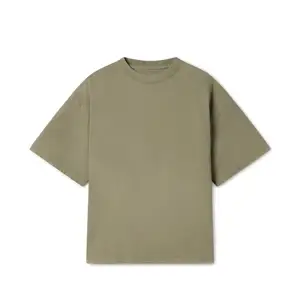 180 जीएसएम उच्च गुणवत्ता 100% कपास प्लस आकार की पुरुषों की टी-शर्ट प्रिंटिंग कढ़ाई कस्टम रिक्त यूनिसेक्स ओवरसाइज टी शर्ट