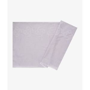 Pañuelo de Fiesta de Cachemira para Mujer Musulmana - Chal Ligero y Suave con Estampado Floral de Hojas 75x190 cm Gris - Product Image 1