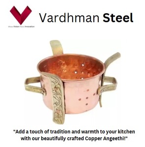 2025 Hot Selling Copper Grill Stove Installation portable Expérience le mélange parfait d'élégance et de chaleur Angeethi - Product Image 2