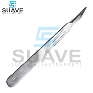 SUAVE SURGICAL INSTRUMENTS mangos y cuchillas de bisturí de acero inoxidable con impresión de logotipo personalizado del mejor proveedor - Product Image 4