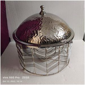 หม้ออุ่นอาหารโลหะสีดำและสีเงินสำหรับทำอาหารในบ้านห้องครัว - Product Image 2