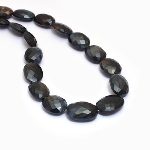 Cuentas Ovaladas Facetadas de Pietersita de 9x12mm-13x17mm, Piedras Preciosas Semipreciosas Naturales de Pietersita, Pepitas Sueltas, Cuentas Briolette para Joyería - Product Image 6