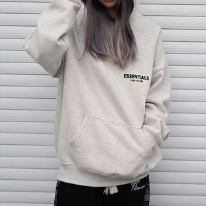 Sweat à capuche unisexe essentiel personnalisé 100% coton French Terry de haute qualité en polaire d'hiver avec logo frontal Coupe ample pour hommes - Product Image 1