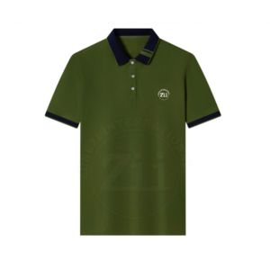 2024 personnalisé 100% coton 210G hommes Polo chemise marque qualité à manches courtes Polyester coton t-shirt plaine sonnerie hommes polo t-shirt - Product Image 1