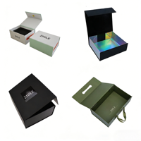 Caixa Dobrável com Fecho Magnético Personalizado, Laminação Fosca, Embalagem de Papel ECO de Luxo Pequena para Marca de Beleza e Cuidados com a Pele