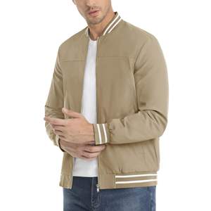 2025 primavera nuevo diseño de algodón chaqueta de diseño personalizado Streetwear Retro Vintage chaqueta de talla grande chaqueta de trabajo con cremallera personalizada para hombres - Product Image 6