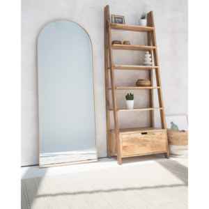 Eliana Bibliothèque contemporaine en bois avec tiroir pour salon, chambre, salle à manger ou bureau - Product Image 1