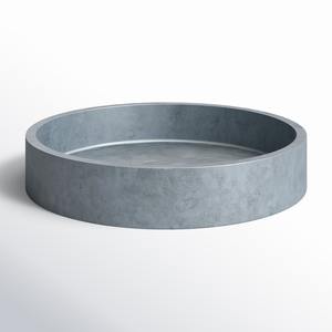 Bandeja redonda de mármol blanco Bandeja de mármol elegante y duradera para cocina Comedor Almacenamiento y decoración del hogar - Product Image 5